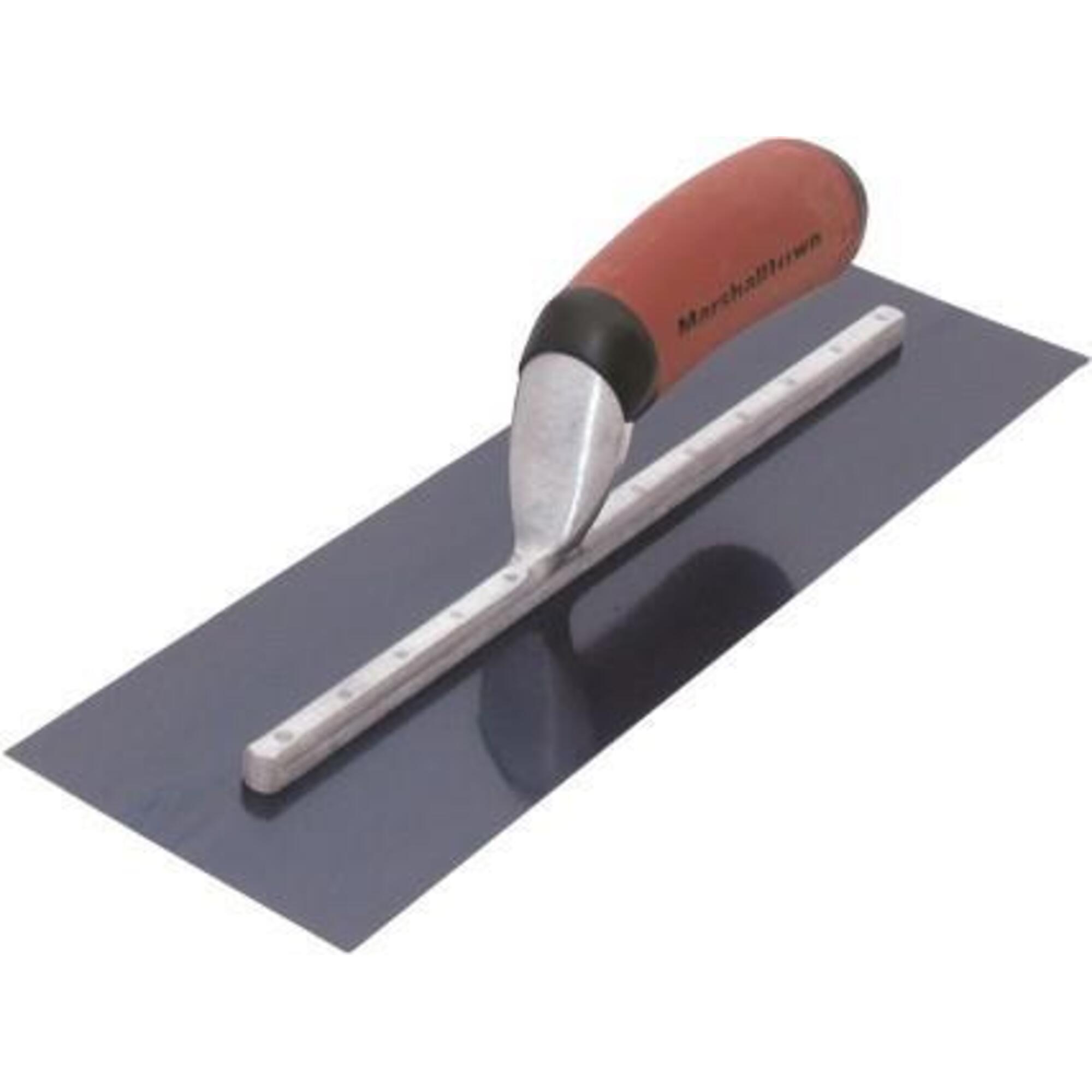 Marshalltown Finishing Trowel - 14in. x 3in., Curved DuraSoft Handle, Model# MXS57BD